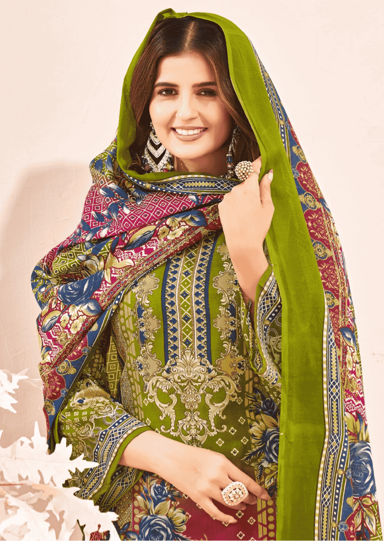 Premium Embroidered Pakistani Suit 4 by Parnika India