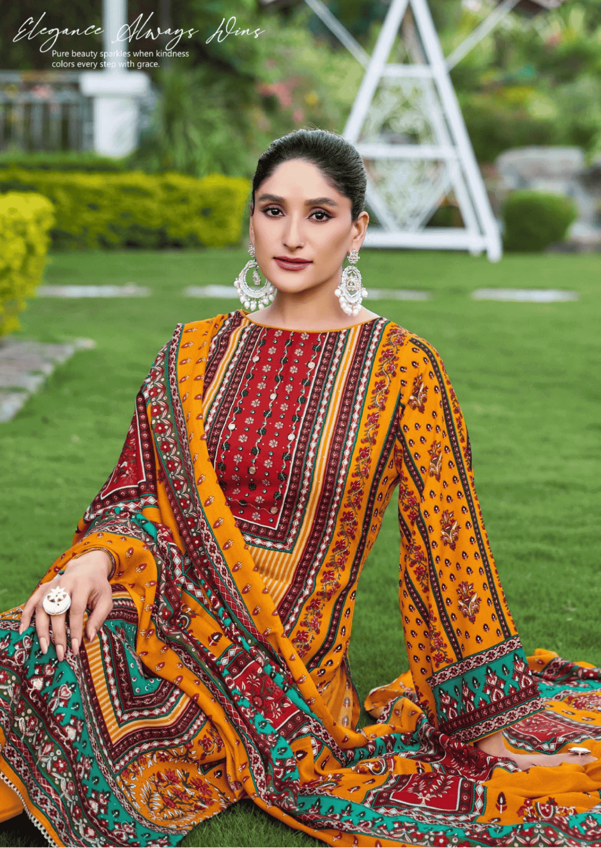 Premium Embroidered Pakistani Suit 5 by Parnika India