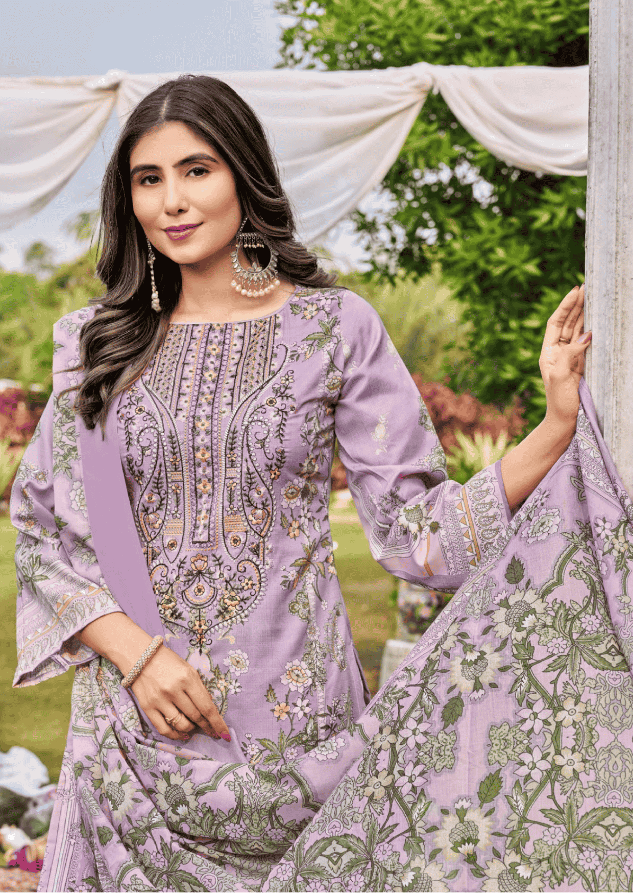 Premium Embroidered Pakistani Suit 6 by Parnika India