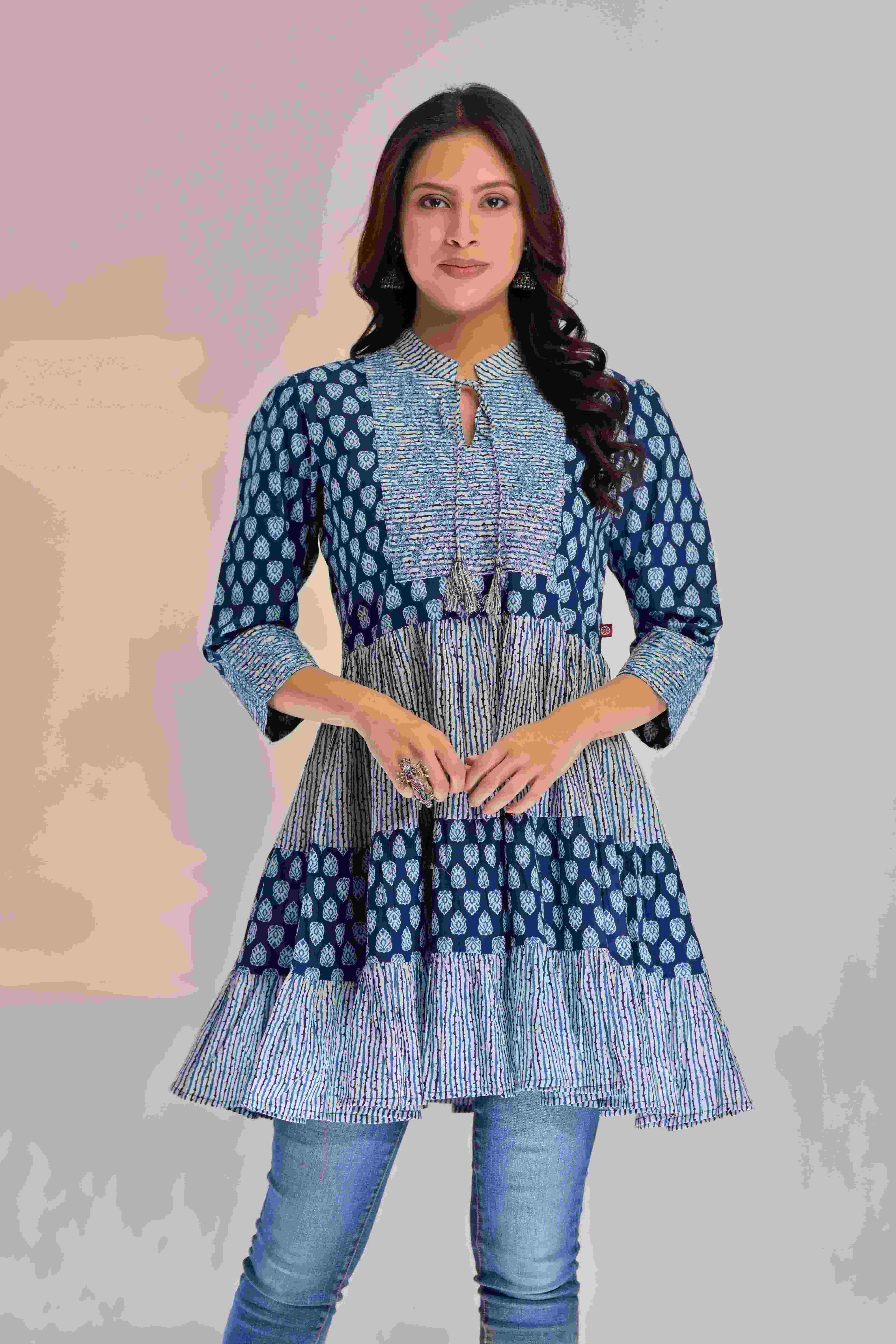 Trendy Short Ethnic Kurti 6 by Parnika India